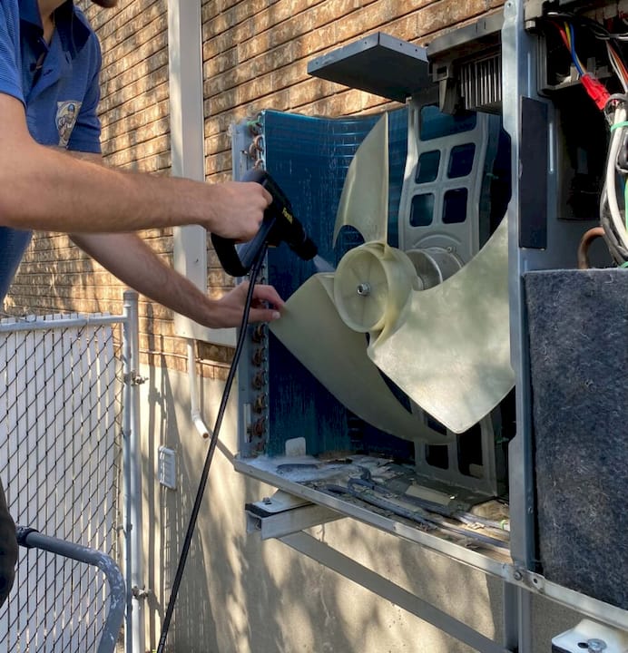 Condenser AC Cleaning